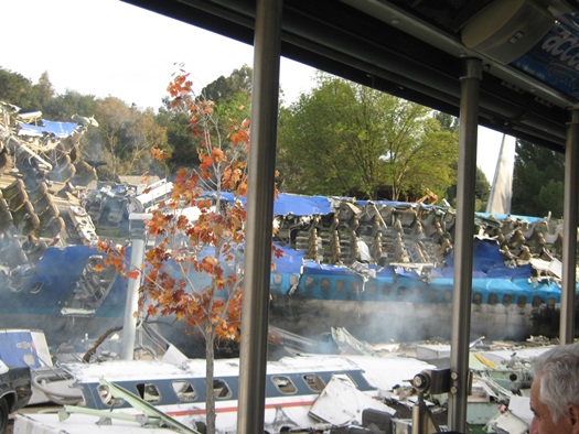 vliegcrash scene   @ Universal Studios